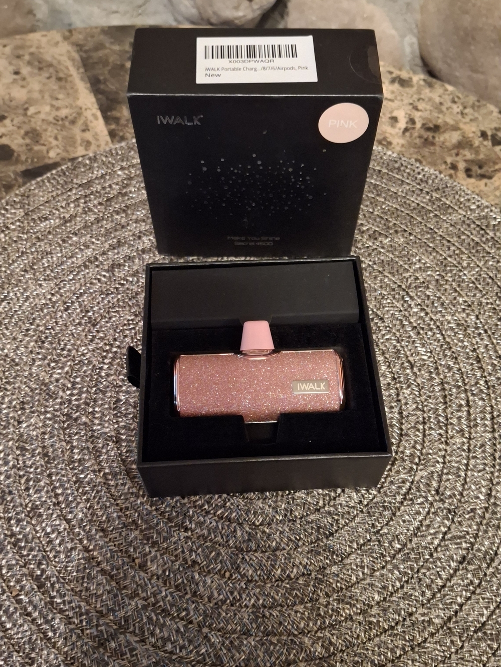 Pink Portable Charger Power Bank